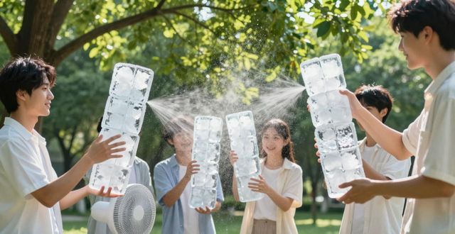 大冰块降温方法_重庆北碚夏季防暑降温大冰块_大冰块户外活动使用时长